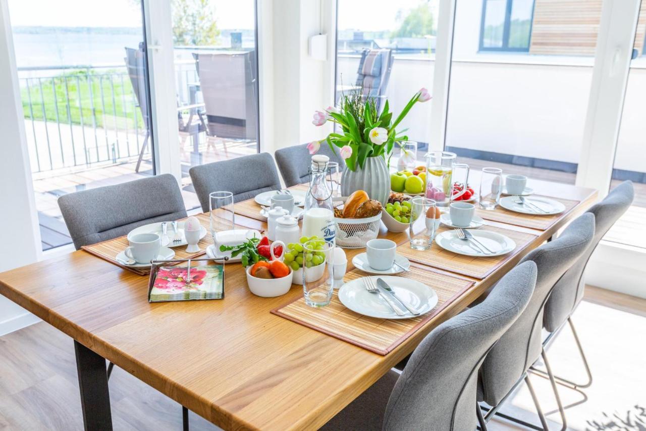 Hangar 19 Luxusapartment Mit Sauna, Kamin Und Seeblick H4W3 Schwerin  Eksteriør billede